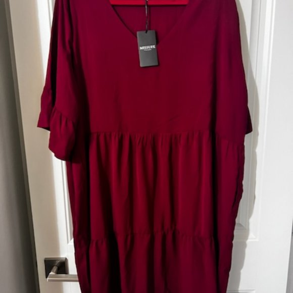NWT - Amazon - Burgundy Dress - Size 2xl - Never Worn!! - Picture 2 of 7